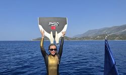 Rekortmen Şahika Ercümen Antalya’da 68 metreye daldı! Türkiye şampiyonu oldu