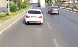 Antalya'da itfaiyeye yol vermeyen lüks otomobil sürücüsüne ağır ceza!