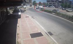 Kazadan kaçarken kazaya yakalandı, kendi imkanlarıyla hastaneye gitti
