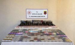 Kemer’de k*çak s*gara operasyonu: Bin paket ürün ele geçirildi