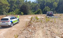 Uygulamayı görünce ormanlığa kaçtı! Terk ettiği motosikletin cezası dudak uçuklattı