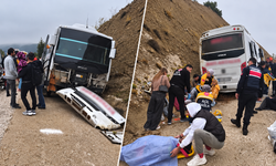 Antalya’da yolcu midibüsü kayalıklara çarptı: 9 yaralı