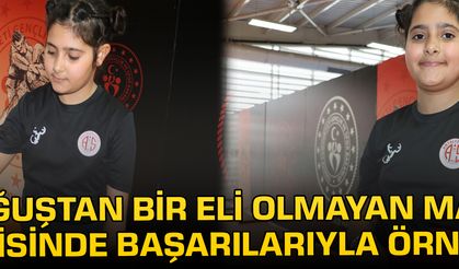 Doğuştan bir eli olmayan Maya, masa tenisinde başarılarıyla örnek oluyor