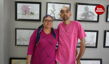 Engelleri yıkan ressam Alper ‘yapamazsın’ denileni yaptı