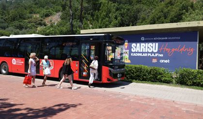 Sarısu Kadınlar Plajı’nda yeni dönem: Ücretsiz ring seferleri başladı