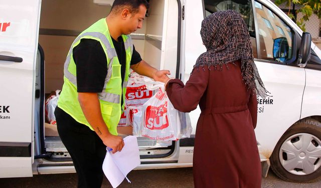 9 bin çocuğa Halk Süt desteği