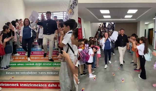 Emekli olan öğretmene öğrencilerinden duygusal veda