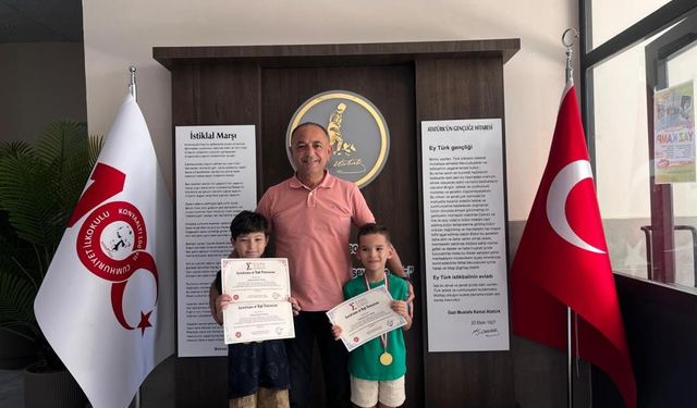 Konyaaltılı minik dahilerden uluslararası başarı