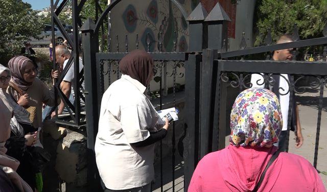 Sınava yarım saat erken gelip geç kaldı