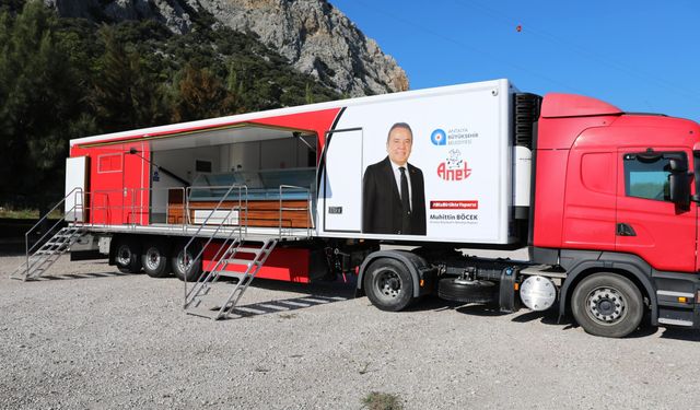 Antalya’da dar gelirli aileler için “Mobil Halk Et Tır'ı” yola çıkıyor