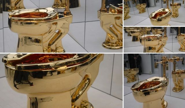 Altın tuvalet ‘Amerika’ açık artırmada satıldı