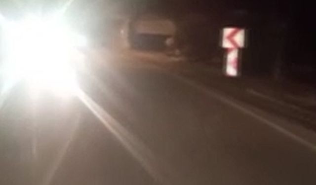 Serik'te bir sürücü sollama yaptı, canından oldu!