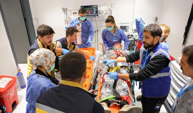 Kahramanmaraş’ta deprem tatbikatı gerçeğini aratmadı