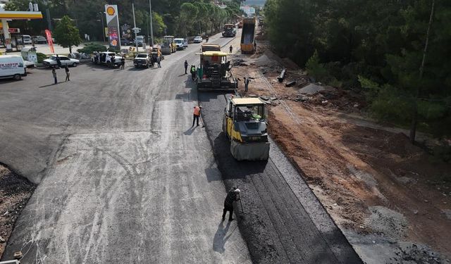 Fethiye’de büyük proje: Yeni yollarda sona yaklaşıldı