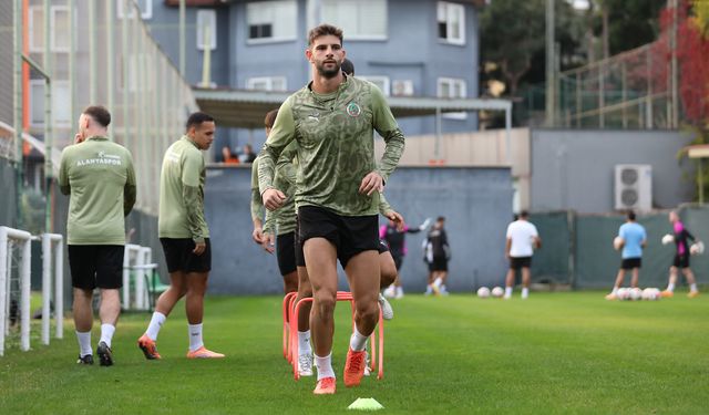 Alanyaspor'da mesai başladı: Samsunspor maçına hazırlanıyorlar