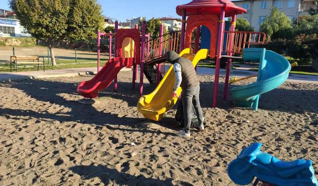 Aksu’da çevre düzeni: O parklarda bakım çalışması yapıldı