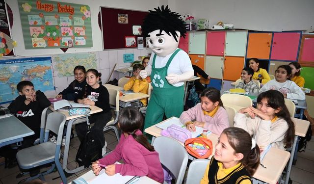 Kemer’de öğrencilere sıfır atık eğitimi