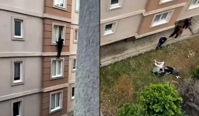Aileler evi bastı gençler korkuyla camdan atladı