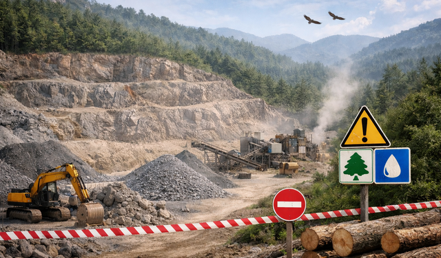 Alanya’da taş ocağı projesi 2 müdürlükten geçemedi: Bakanlık iptal etti