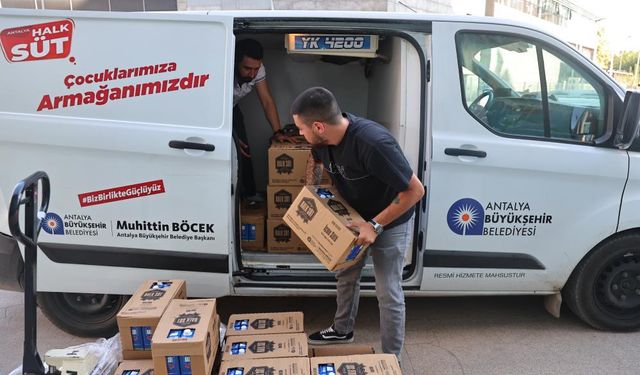 Antalya Büyükşehir’den çocuklara 67 bin 578 ücretsiz mama desteği