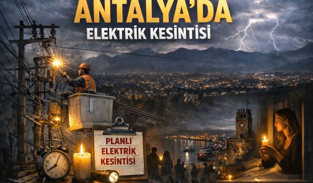 19 Ocak Pazartesi: Antalya’nın o ilçelerinde elektrikler kesilecek