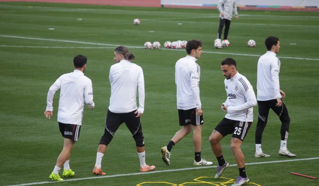 Antalya kampında Beşiktaş'ın hazırlıkları sürüyor