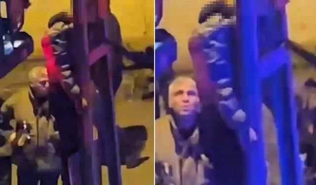 İstanbul’da tüyler ürperten olay: Kendini elektrik direğine astı