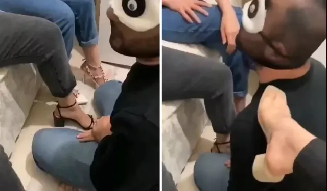 Sosyal medyada linç yediler! Üç kadın 1 erkeği köle gibi kullandı!