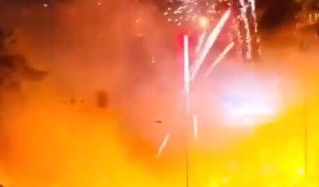 Antalyaspor maçı öncesi Fenerbahçe meşalelerle karşılandı