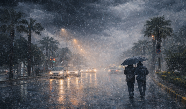 Meteoroloji açıkladı: 2 Şubat’ta Antalya’da sağanak yağış etkili olacak