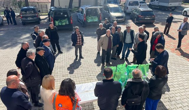 Üreticiye ekonomik ve koruyucu destek: Bordo bulamacı dağıtımı