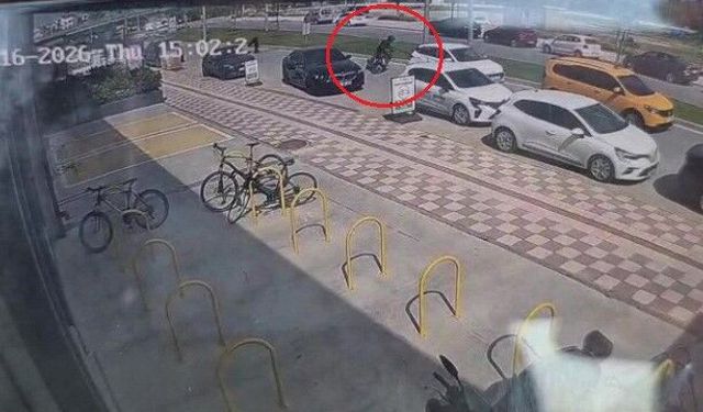 Kaza yapmamak için fren yaptı, kaderinden yine de kaçamadı!