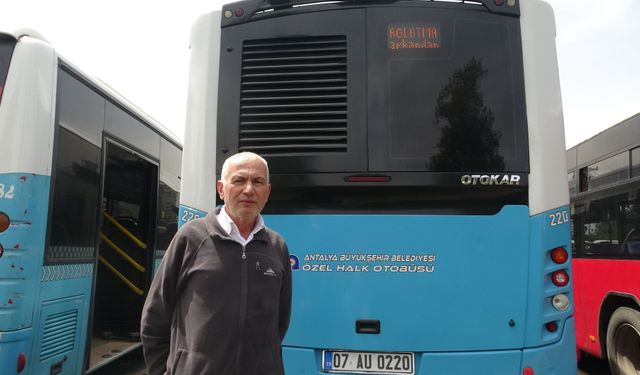 Antalya’da tehlikeli yolculuğa karşı şoförden anlamlı önlem