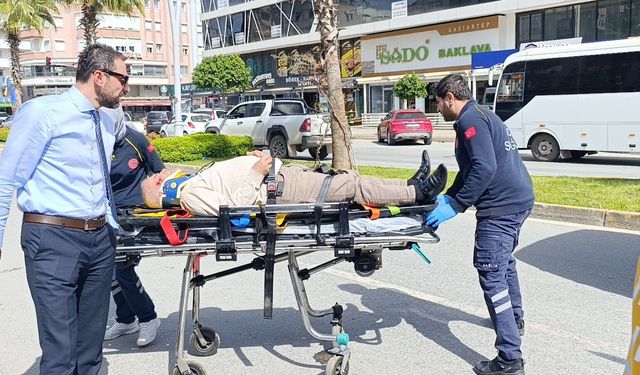 Dönüş manevrası faciası: Motosikletler çarpıştı, sürücü yaralandı