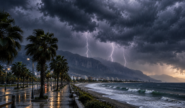 21 Mayıs’ta Antalya için sağanak yağış uyarısı yapıldı