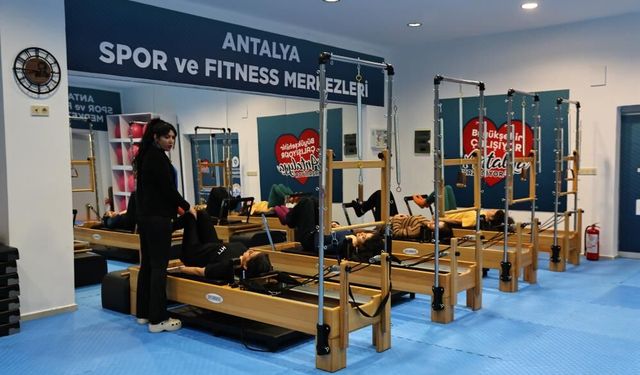 Korkuteli’nde ücretsiz spor: Pilatesten jimnastiğe yok yok