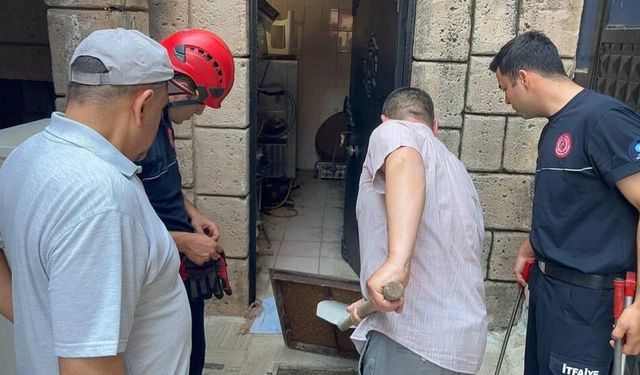 Cami abdesthanesine giren yılan paniğe neden oldu