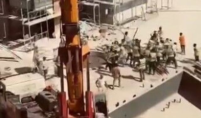 Antalya'da inşaat şantiyesi s*vaş alanına döndü! İşçi kavgasında 3 yaralı