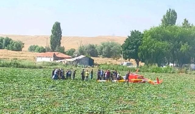 Ankara’da eğitim helikopteri düştü