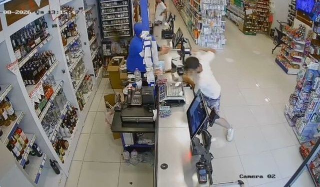 Marketi soydu, ç*cuklu otomobili kaçırdı! Kaçarken cep telefonu g*sp etti