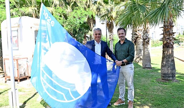 Muratpaşa'nın 5 falez plajında Mavi Bayrak gururu