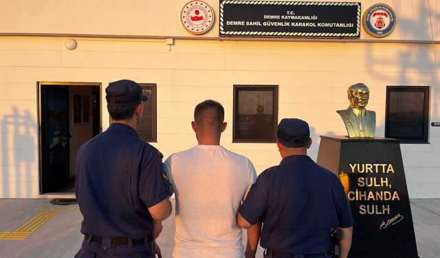 Aylarca takip edildi, Demre’de yakalandı!