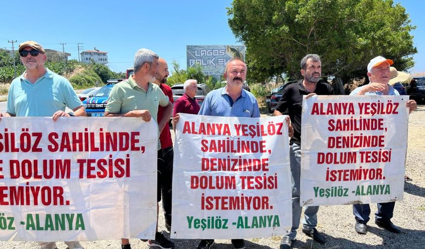 Alanya’da Aytemiz’in LPG depolama tesisine tepkiler büyüyor