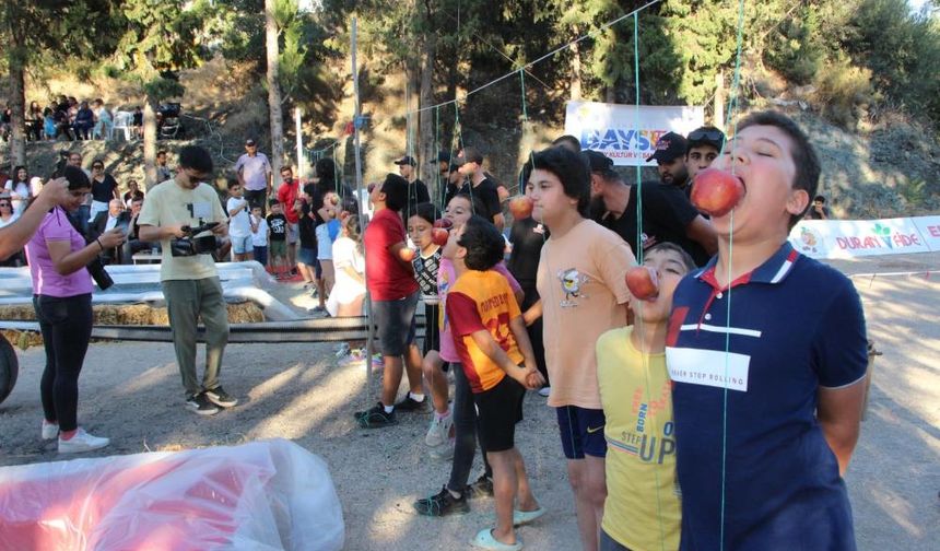 Survivor heyecanı Antalya’da: Köylüler kıyasıya yarıştı