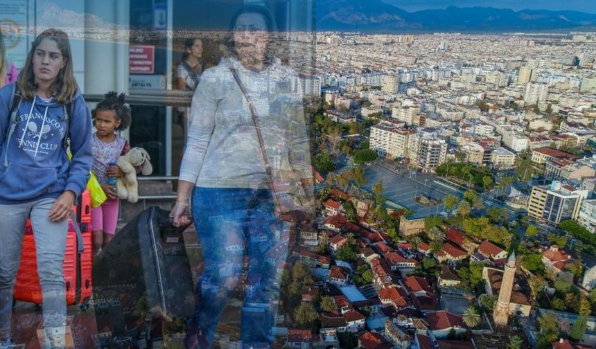 Beklenen düşüş gerçekleşti! Yabancılar Antalya’yı terk ediyor