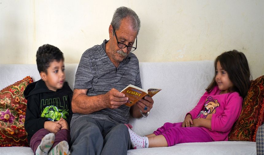 Antalya’da torunlarıyla yaşam mücadelesi veren dedeye yardım eli uzandı