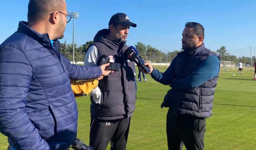 Erol bulut antrenmanda konuştu: “Hedef galibiyet”