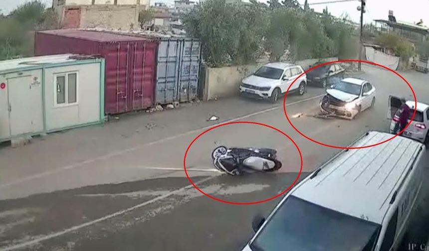 Feci kaza: Sürücü hava taklalar attı