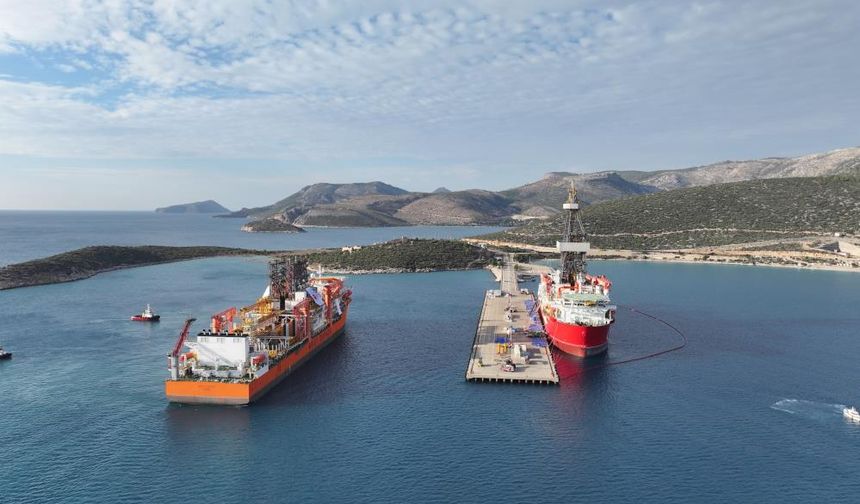 Türkiye’nin 6’ncı sondaj gemisi Mersin kıyılarında