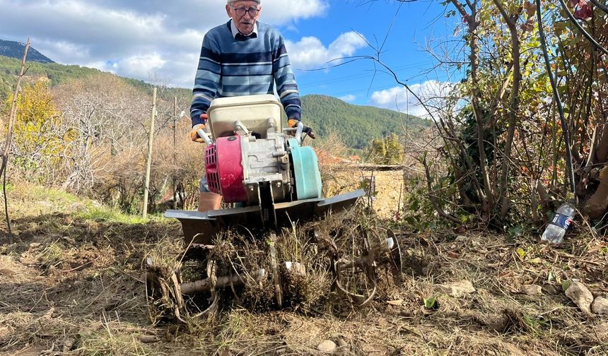 Yaşı 82, azmi gençlere taş çıkarıyor: Tarıma böyle sahip çıkıyor